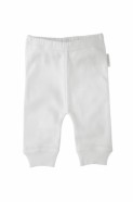 baby organic leggings white